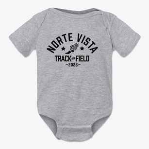 Norte Vista High School Track and Field Baby Onesie