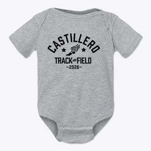 Castillero Middle School Track and Field Baby Onesie