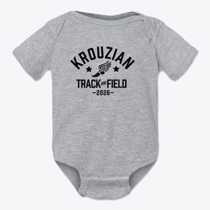 Krouzian Zekarian Elementary School Track and Field Baby Onesie