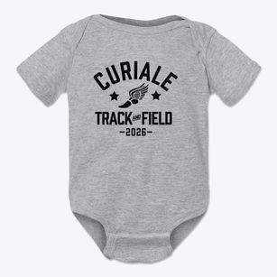 Curiale School Track and Field Baby Onesie