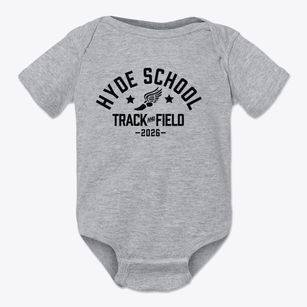 Hyde School Of Health Sciences And Sports Medicine Track and Field Baby Onesie