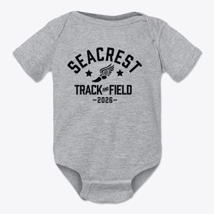 Seacrest Country Day School Track and Field Baby Onesie
