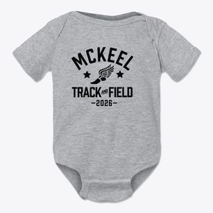 Mckeel Academy Central Track and Field Baby Onesie