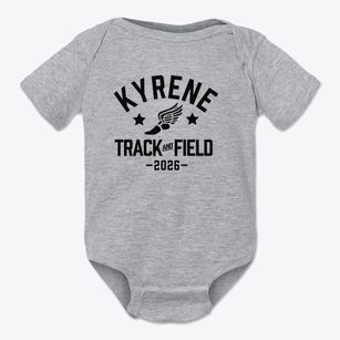 Kyrene Del Sureno Elementary School Track and Field Baby Onesie
