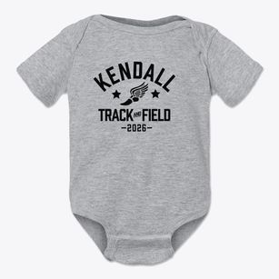 Kendall Christian School Track and Field Baby Onesie