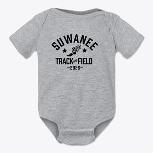 Suwanee Elementary School Track and Field Baby Onesie