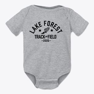 Lake Forest High School Track and Field Baby Onesie