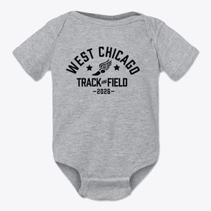 West Chicago Community High School Track and Field Baby Onesie