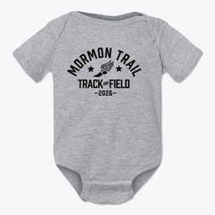 Mormon Trail Elementary School Track and Field Baby Onesie