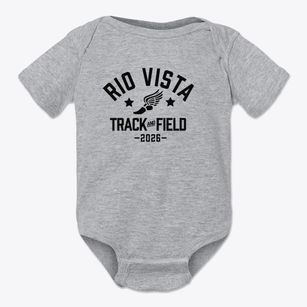 Rio Vista Elementary School Track and Field Baby Onesie