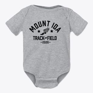Mount Ida Elementary School Track and Field Baby Onesie