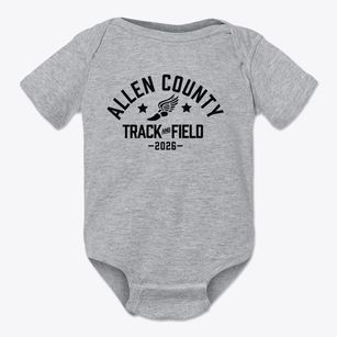 Allen County Primary Center Track and Field Baby Onesie