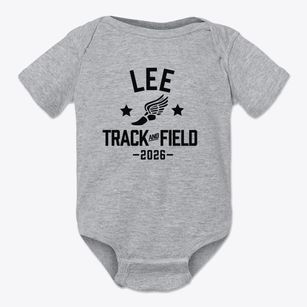 Lee Junior High School Track and Field Baby Onesie
