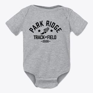 Park Ridge Elementary School Track and Field Baby Onesie