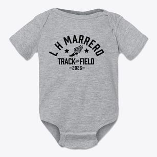 L H Marrero Middle School Track and Field Baby Onesie