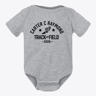 Carter C Raymond Junior High School Track and Field Baby Onesie