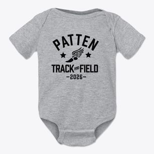 Patten Primary School Track and Field Baby Onesie