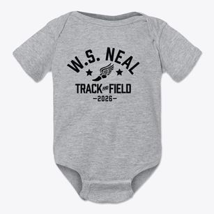 W.s. Neal High School Track and Field Baby Onesie