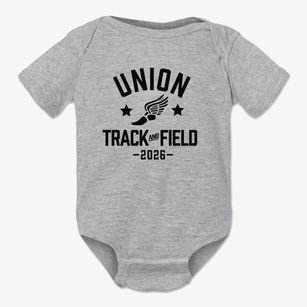 Union High School Track and Field Baby Onesie