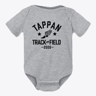 Tappan Middle School Track and Field Baby Onesie