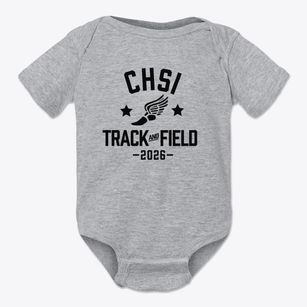 Career Health Studies Institute Track and Field Baby Onesie