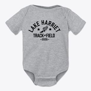 Lake Harriet Lower School Track and Field Baby Onesie
