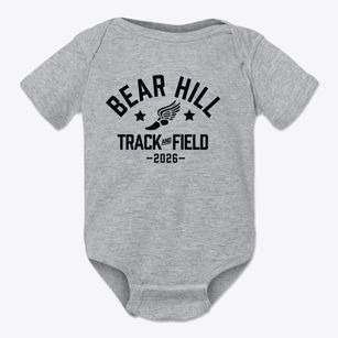 Bear Hill School Track and Field Baby Onesie