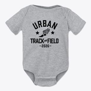 Urban Academy Track and Field Baby Onesie