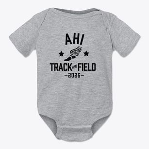 Ahi Ezer Yeshiva School Track and Field Baby Onesie