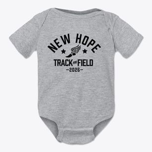 New Hope Elementary School Track and Field Baby Onesie