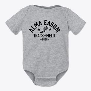 Alma Easom Primary School Track and Field Baby Onesie