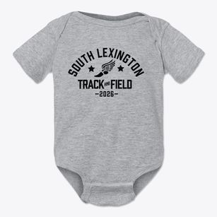 South Lexington Elementary School Track and Field Baby Onesie