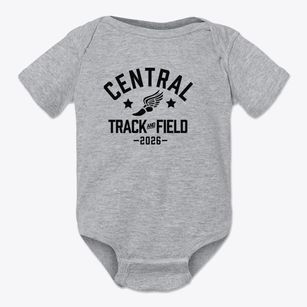 Central Columbus School Track and Field Baby Onesie