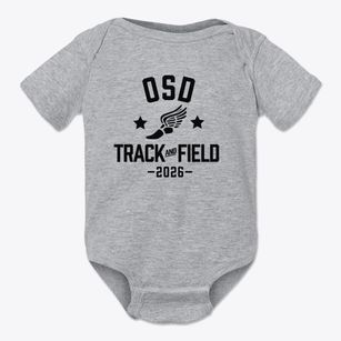 Ohio School For The Deaf Track and Field Baby Onesie