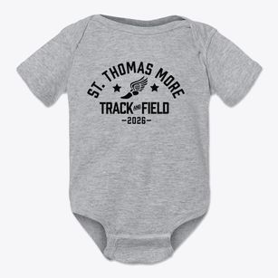 St. Thomas More/newman Center Track and Field Baby Onesie