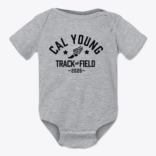 Cal Young Middle School Track and Field Baby Onesie