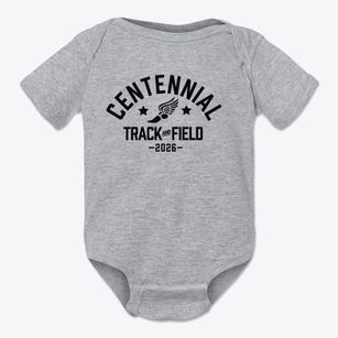 Centennial Middle School Track and Field Baby Onesie
