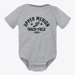 Upper Merion Middle School Track and Field Baby Onesie