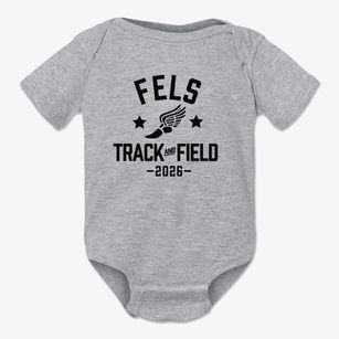 Fels High School Track and Field Baby Onesie