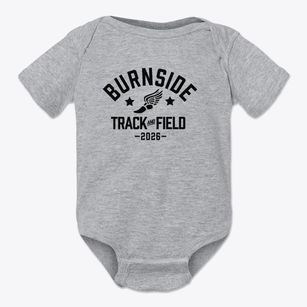Burnside Elementary School Track and Field Baby Onesie