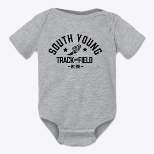 South Young High School Track and Field Baby Onesie