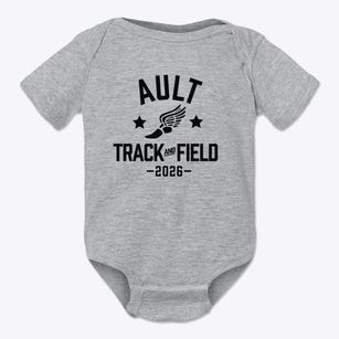 Ault Elementary School Track and Field Baby Onesie