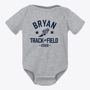 Bryan High School Track and Field Baby Onesie