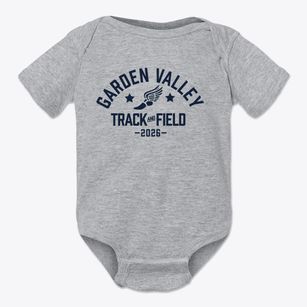 Garden Valley Elementary School Track and Field Baby Onesie