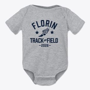 Florin Elementary School Track and Field Baby Onesie