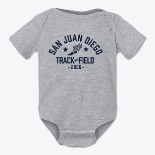 San Juan Diego Catholic High School Track and Field Baby Onesie