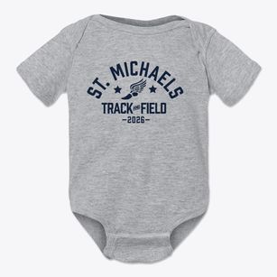 Saint Michaels School Track and Field Baby Onesie