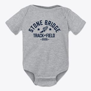 Stone Bridge High School Track and Field Baby Onesie