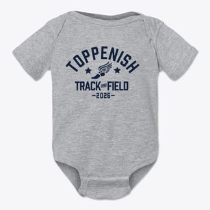 Toppenish High School Track and Field Baby Onesie
