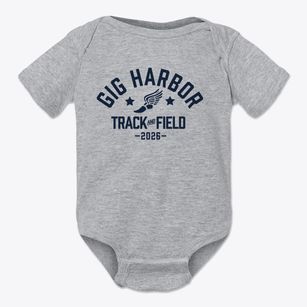 Gig Harbor High School Track and Field Baby Onesie